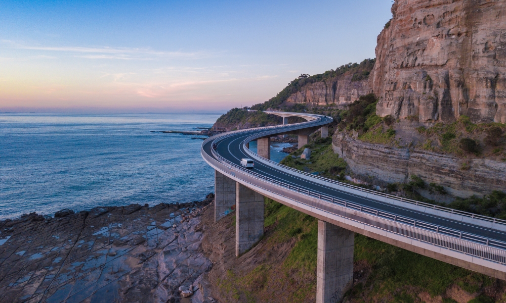 Sea cliff bridge