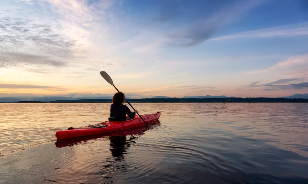 Kayaking with snorkeling stops