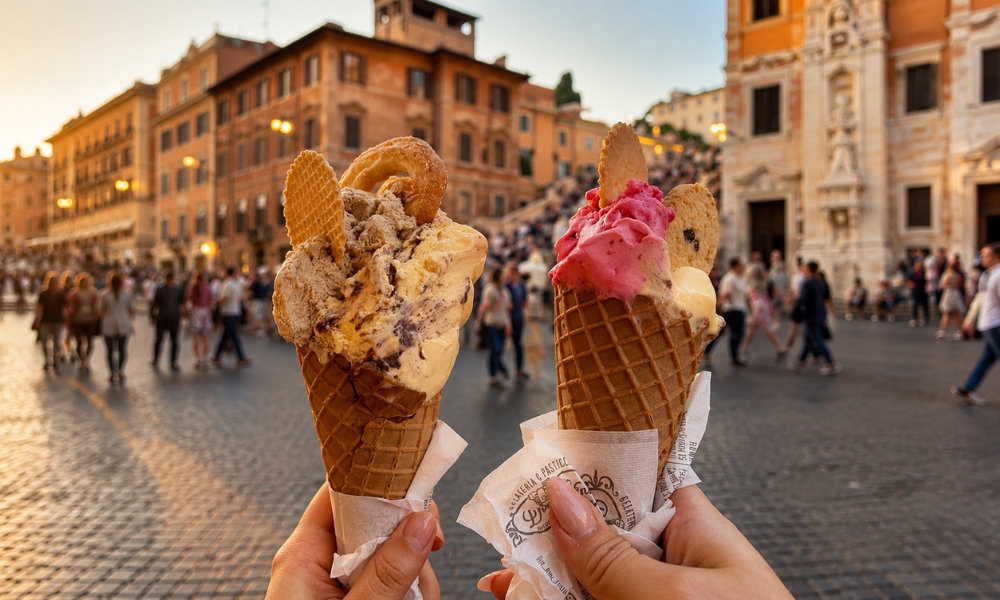 Modern Italian gelato